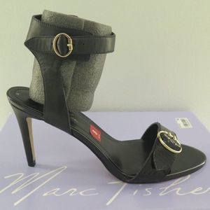 New MARC FISHER MALIKA ANKLE STRAP DRESS SANDAL 8M